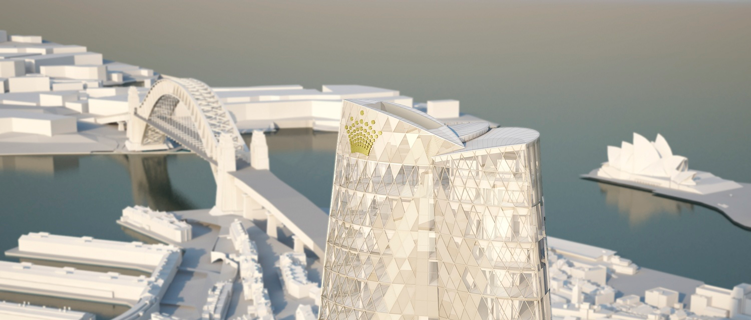 Sydney construction project visual from Vanguard Freadman capability material